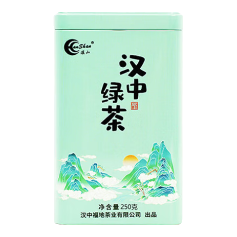 汉山汉山2024新茶绿茶鲜叶劲大味浓耐泡汉中炒青高山茶叶年货礼品 雨后平川汉中绿茶250克