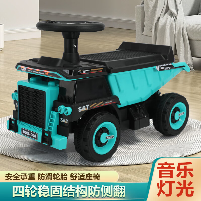 贝多奇多功能滑行车学步车防o型腿婴儿2024款学步推车宝宝学步车 中国红|可取座椅+灯光音乐