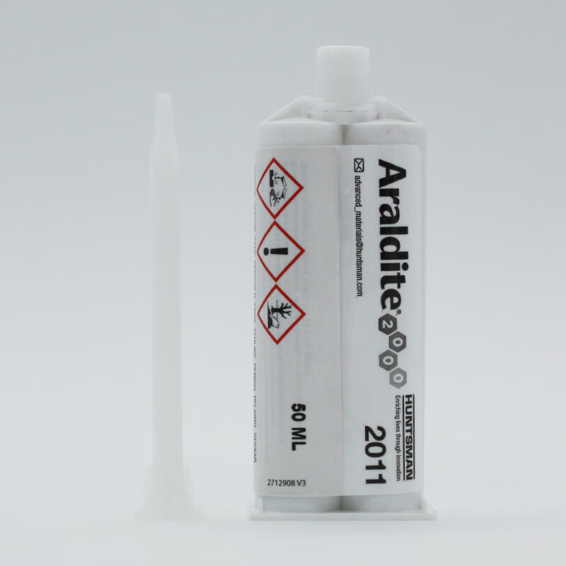 爱牢达2011高强度环氧结构胶高硬度可打磨珠宝粘接ab胶浅黄色50ml