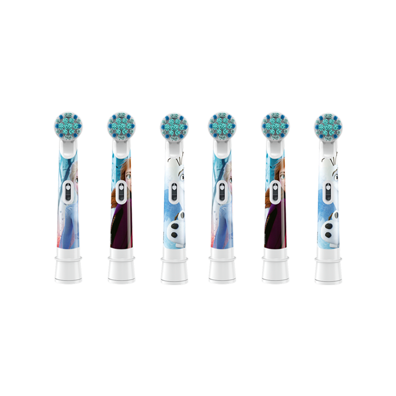 ŷ��B��ͯ�綯��ˢͷԭװ6֧��ѩ��Ե����D103KD100KPro1kidsEB10/EB10S��ëˢͷ��ͼ����װ�����