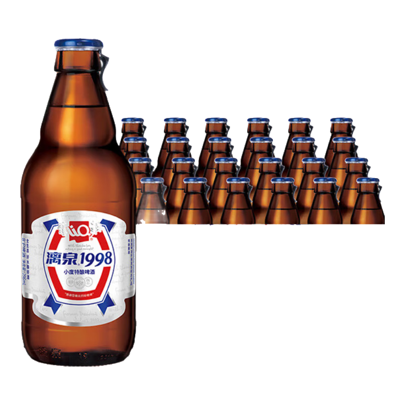 漓泉啤酒 1998小度特酿精酿 8度 296ml*24瓶 整箱装 燕京啤酒旗下