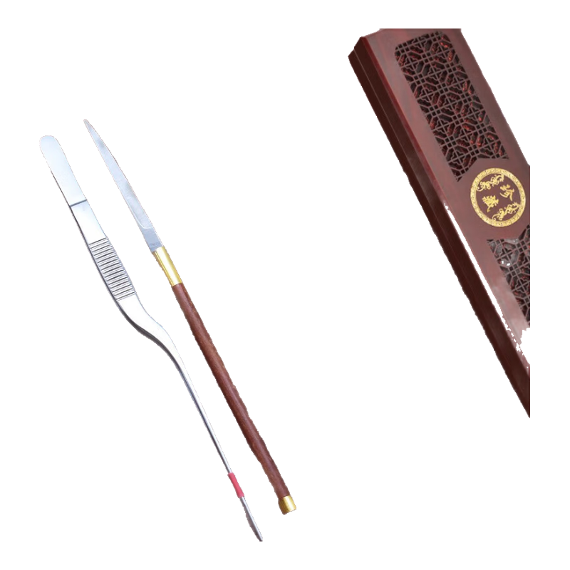 逍遥王采耳工具木柄挖耳勺耳起耳扒蘑菇头云刀卷棉棒技师套装 金箍12件套