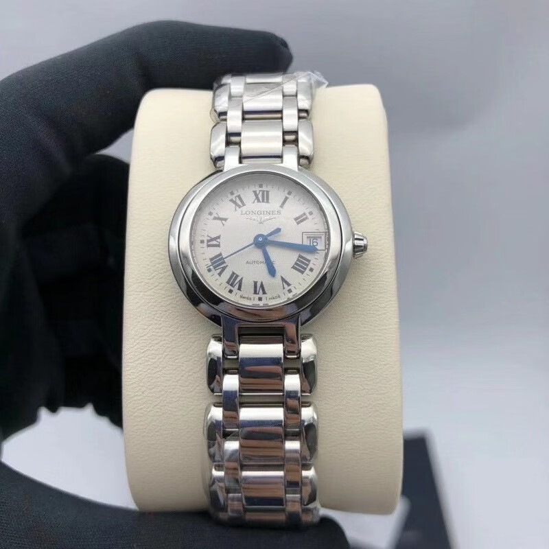 【二手99新】浪琴女表心月优雅系列女士手表时尚镶钻石英机械手表腕表