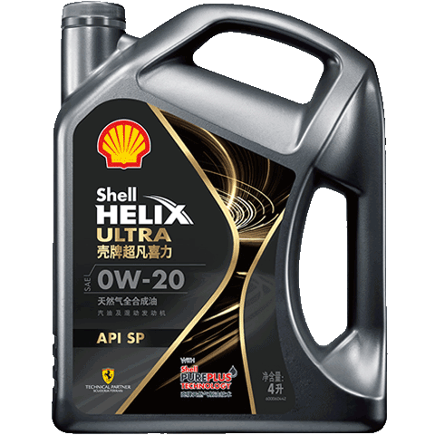壳牌（Shell）全合成汽机油0w-20(0w20) API SP级 4L 都市光影版灰壳 京东养车