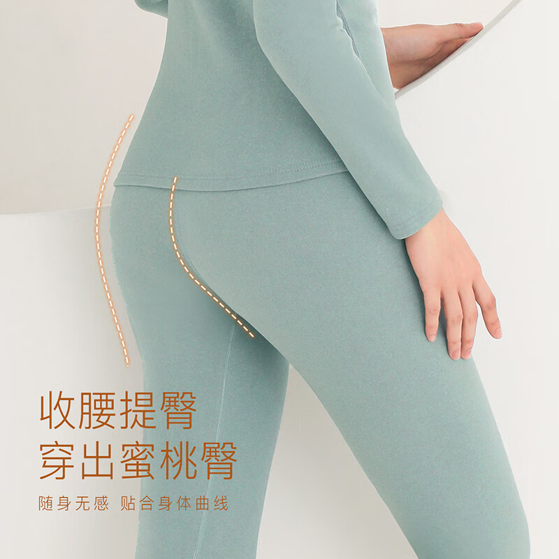六月玫瑰 保暖内衣女2025年秋冬新款AB面磨毛加厚打底秋衣秋裤保暖套装 石墨蓝 XXL