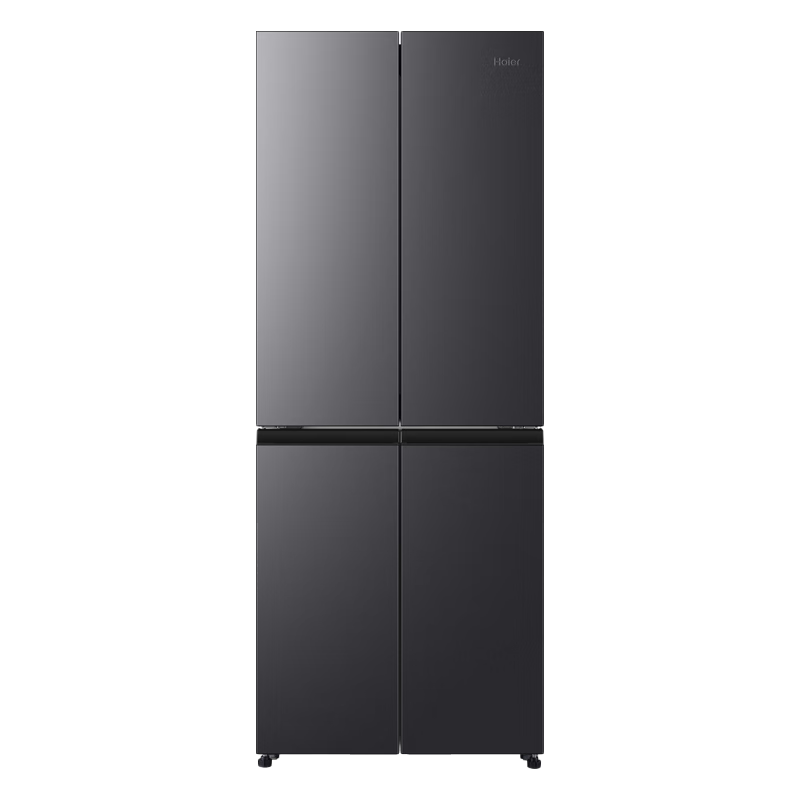 微信小程序、PLUS会员：Haier 海尔 BCD-405WLHTDEDS9U1 风冷十字对开门冰箱 405L 星蕴银