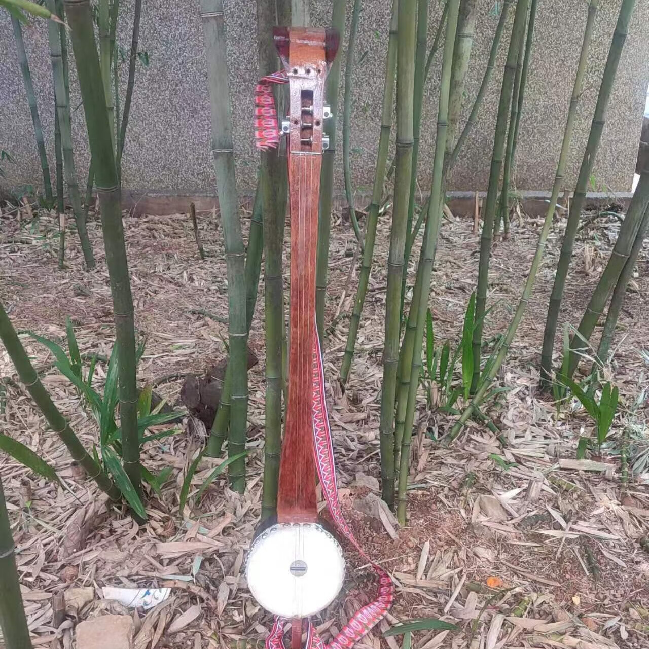 周昆三弦76公分 西双版纳 拉祜族 彝族 跳歌用 云南民族乐器手工制作