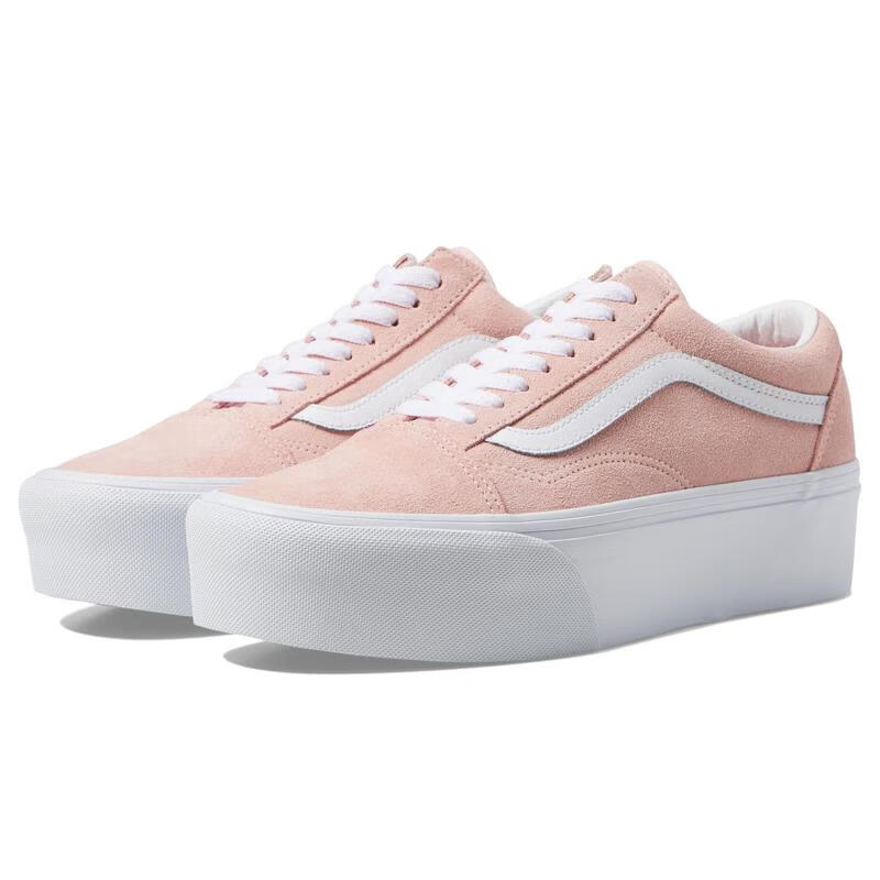 范斯(vans)女式运动板鞋old skool防滑舒适耐磨轻质厚底帆布鞋