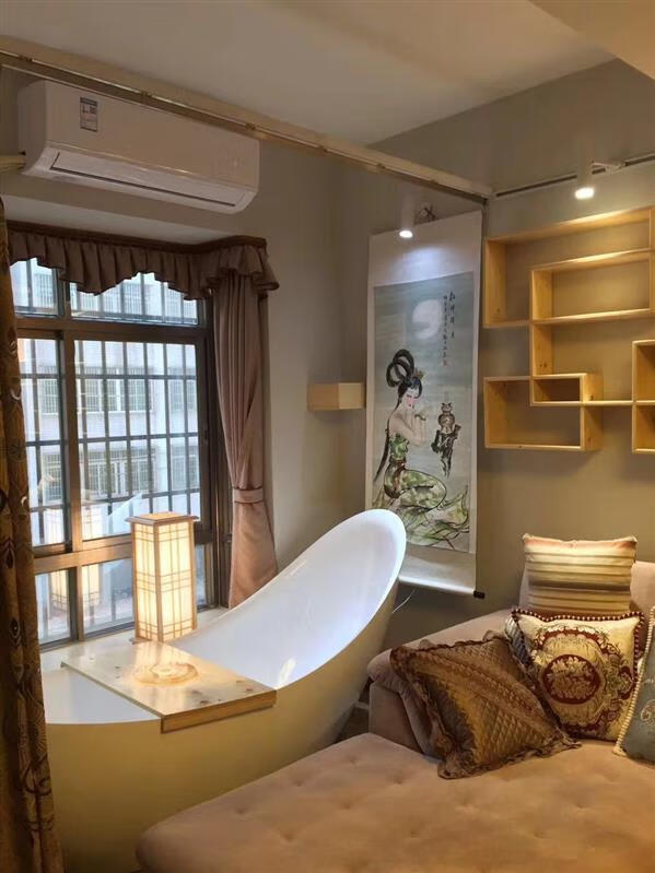 双人浴缸情趣 感异形亚克力浴缸造景家用成品大型双人豪华独立情 到楼