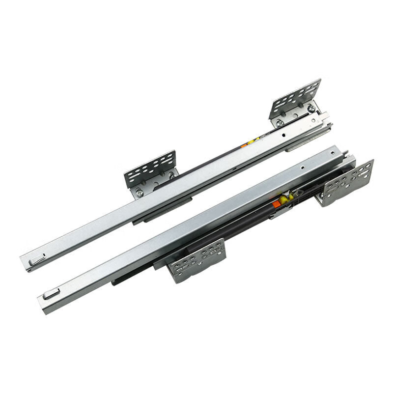 个个熊可调节阻尼拉篮轨道 厨房碗碟篮配件导轨 调料抽屉柜橱柜滑道