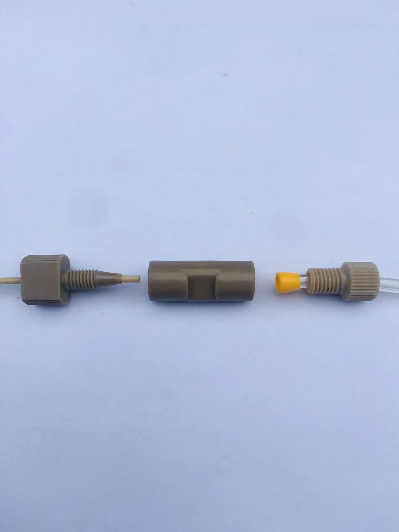 peek变径两通1/16-1/8转接头3mm管线卡套接头液相色谱配件 1/16转1/8