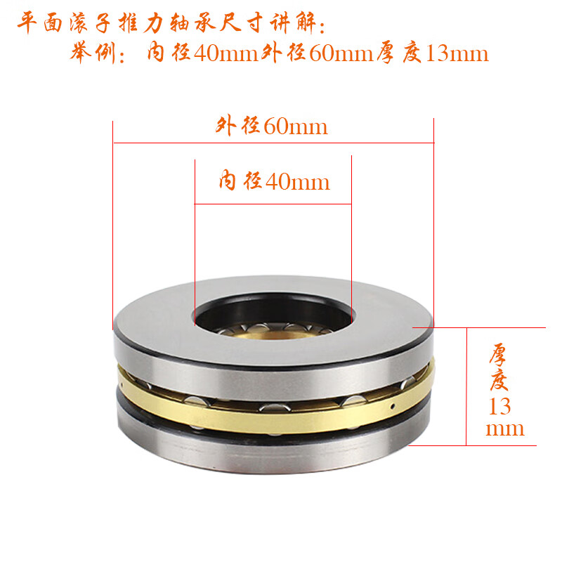 适用于 平面压力推力圆柱滚子轴承内径12 15 17 20 25 30 35 40 4