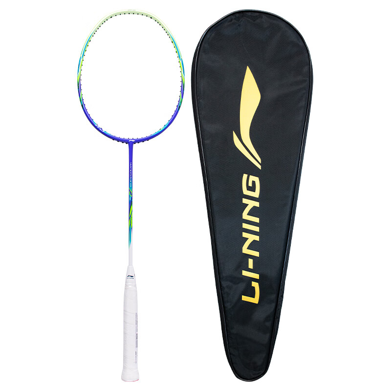 李宁(LI-NING) 风暴WS72超轻6U羽毛球拍单拍全碳素攻防兼备比赛训练可免费穿线 超轻WS72P锆石紫