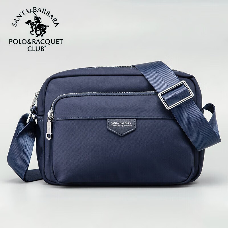 barbara polo & racquet club)美国 | 圣大保罗休闲男包帆布包 男士单
