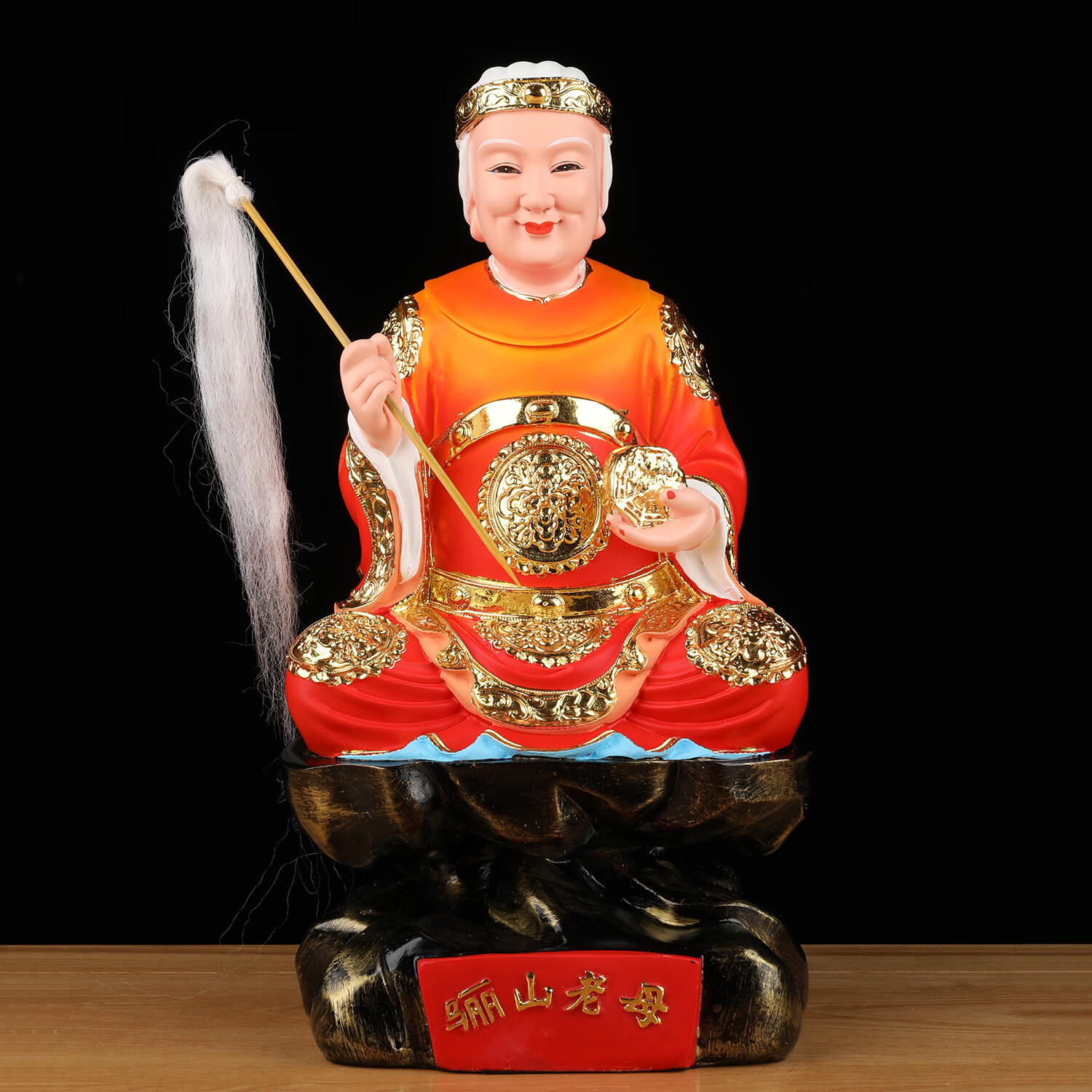 九宸府骊山老母神像黎山老奶奶梨山圣母像体真身佛像树脂居家用供奉