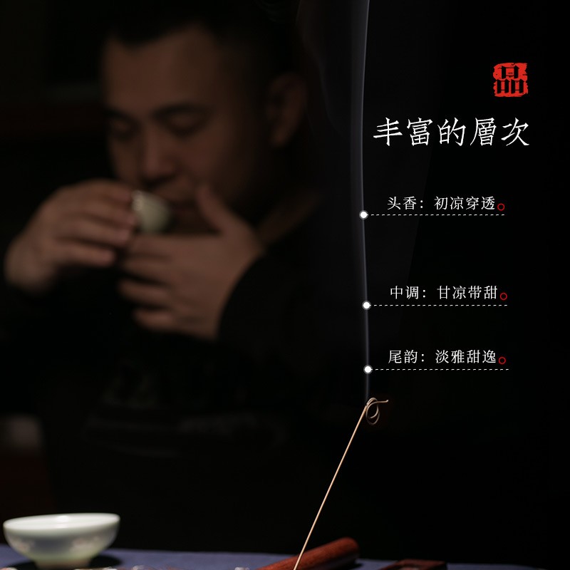 真静坊  越南芽庄高级天然沉香线香 印度老山檀香熏香家用室内持久香薰 越南芽庄沉香-20克礼盒装