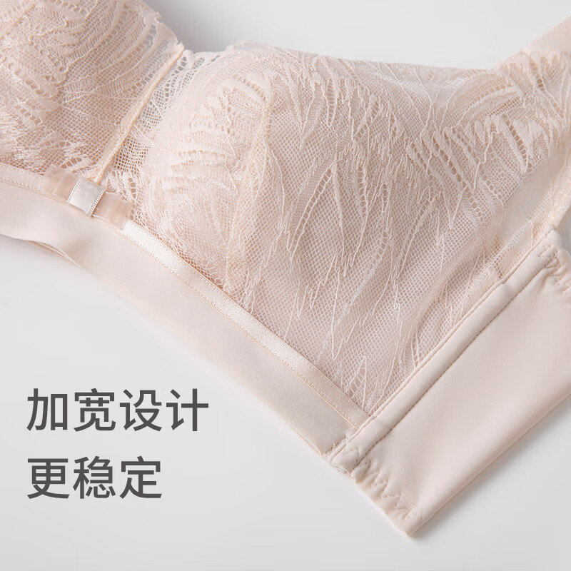 舒雅(Schiesser)女士蕾丝透气无钢托内衣文胸E1/22923B 肤色 75B