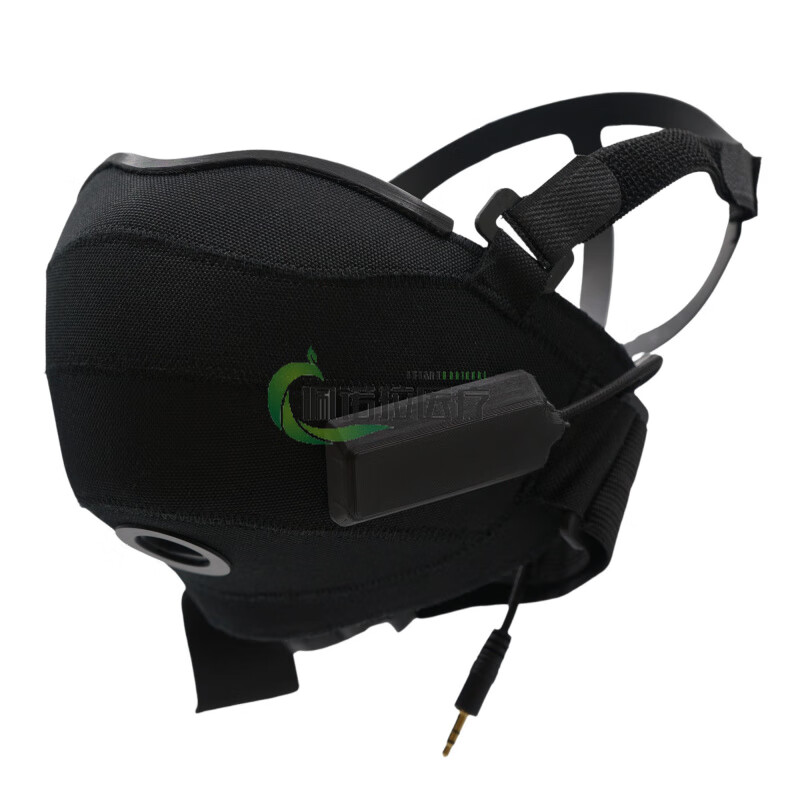 游戏主播面罩口罩game电竞直播隔音降噪主播面罩口罩cs带麦克风耳 s/m