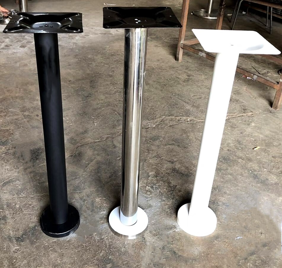 百祥达不锈钢桌腿桌子腿支架桌脚餐桌脚铁艺吧台脚支撑柱固定脚桌架