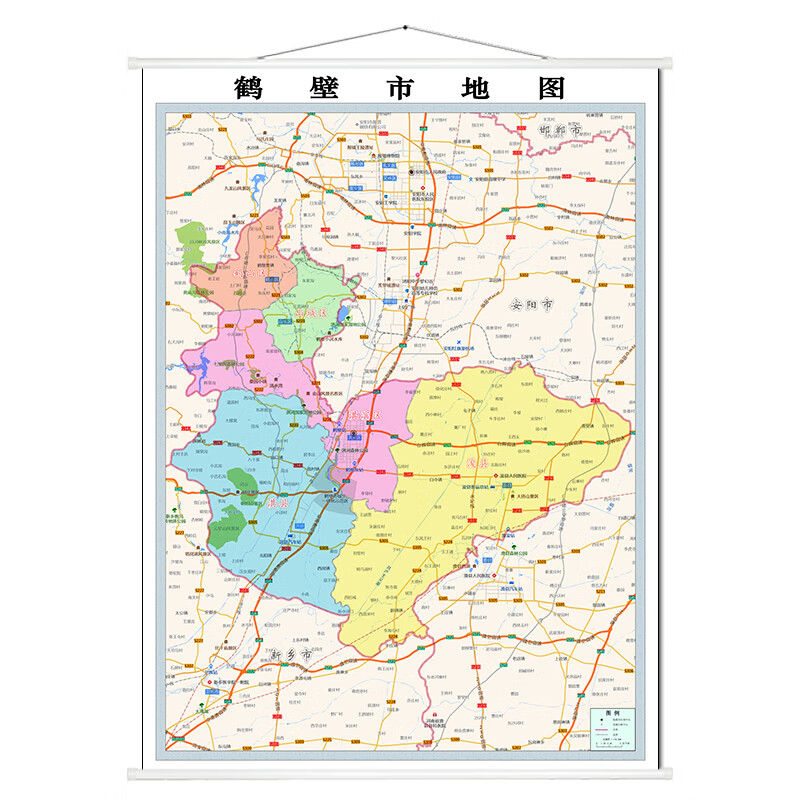 河南省城市定制图鹤壁市焦作市开封市漯河市南阳市濮阳市商丘市新乡市