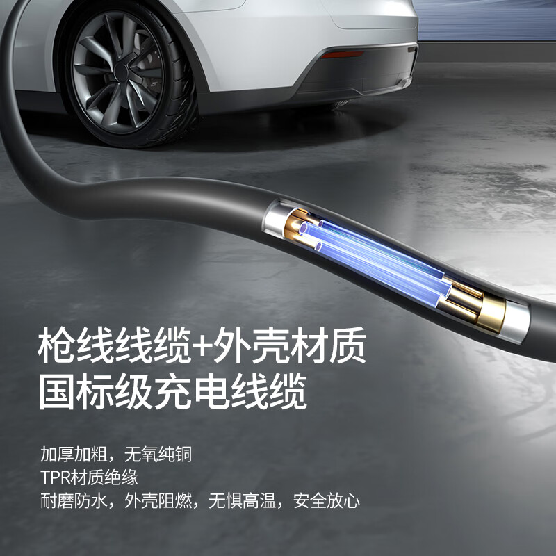 Wattsaving能效电气7kw交流充电桩瑶光新能源汽车交流充电桩适配于小米su7比亚迪秦PLUS极氪蔚来特斯拉问界m7 YG S-7kW智享版-壁挂式-30米安装