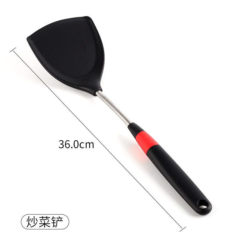 欧缔兰华玲大鹰炒勺厨具硅胶锅铲家用炒菜铲子不粘锅专用铲食品级勺子
