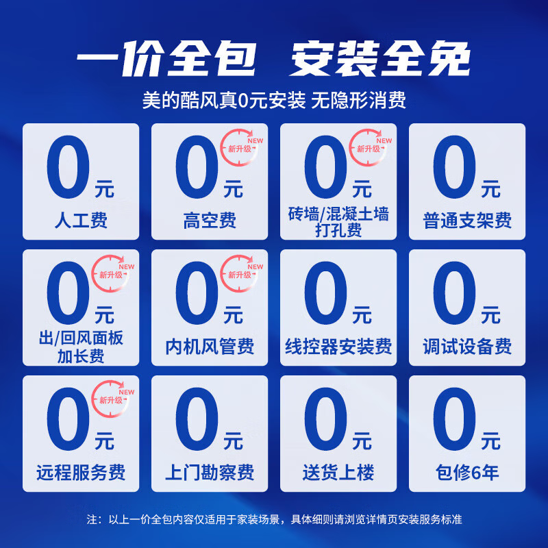 酷风(Coolfree)中央空调一拖一骁能风管机 1.5匹空调 一级能效变频 包安装 KFR-35T2W/B3N8-XN(1)Ⅲ