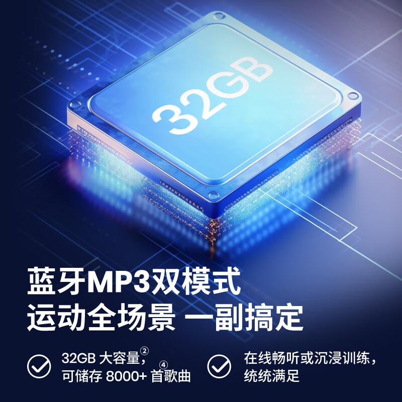 韶音游泳用骨传导耳机 OpenSwim Pro 国行上架：IP68 防水、内置 32GB 存储空间，1298 元