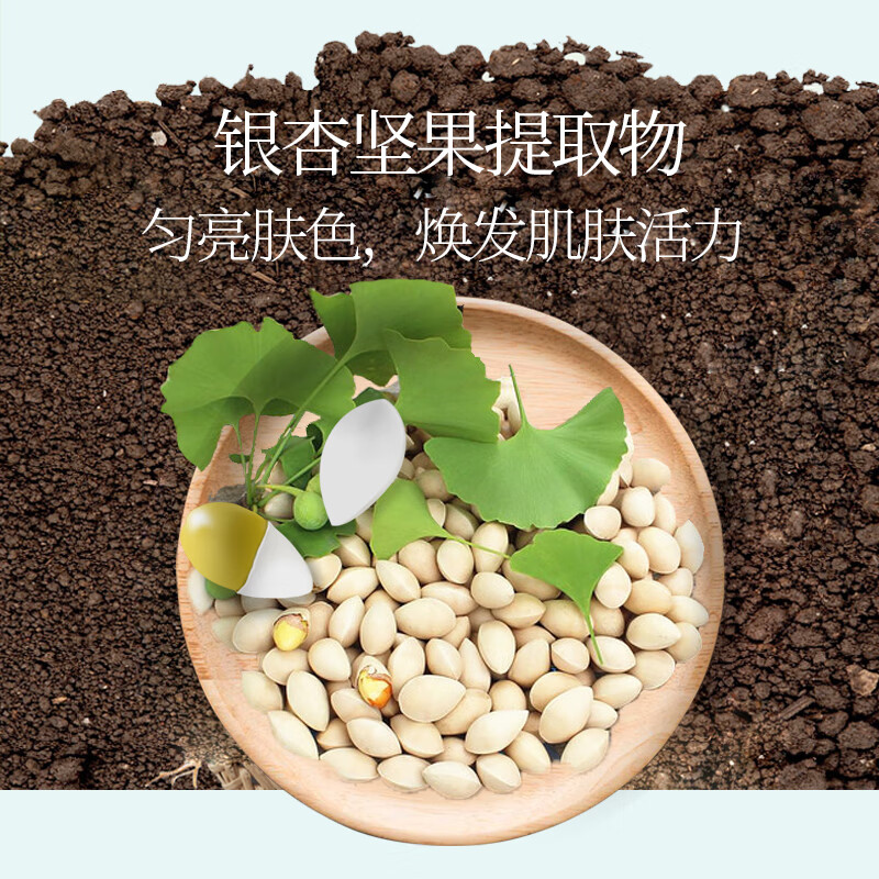 嘉媚乐银杏果净澈透亮组合套装活能水活颜乳洁面眼霜晚霜爽肤水洗面奶 银杏果净澈透亮活颜乳 120ml