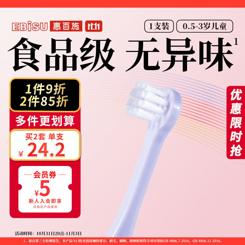 �ݰ�ʩ0.5-3����ë��ˢ��ͯ����ĥԲ��˿ˢë���令�ݿ�ǻ���1֧