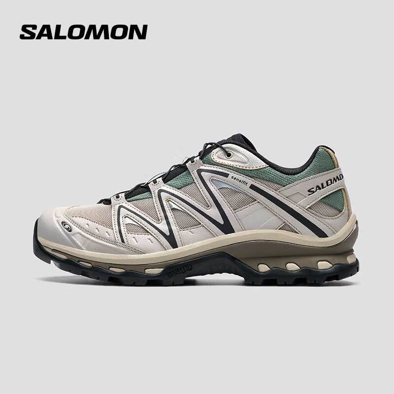 萨洛蒙（Salomon）男女款 城市轻户外舒适透气潮流穿搭稳定支撑休闲运动鞋 XT-QUEST 复古卡其色 474790 42 (UK8丨 42)