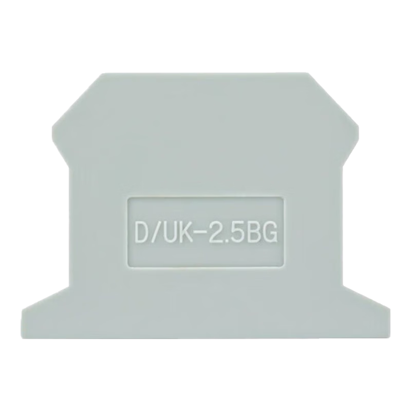 安達通 UK接線端子 UK-1.5N尼龍阻燃銅件導(dǎo)軌式接線端子排螺絲固定端子690V D/UK-2.5隔離擋板100片