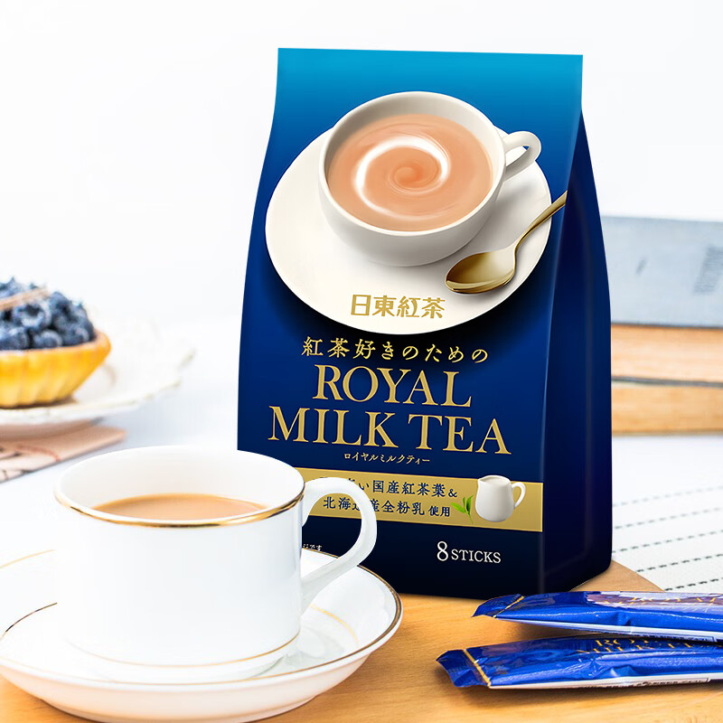 日东红茶（ROYAL MILK TEA）日本进口 北海道皇家奶茶 原味奶茶粉冲调饮料 8条装112g