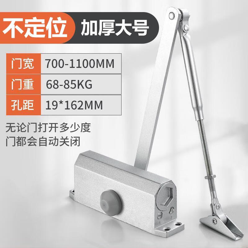 颯望德國(guó)自動(dòng)關(guān)門裝置家用閉門器彈簧閉合液壓緩沖消防推拉防盜防火門 【開(kāi)門任何角度自動(dòng)關(guān)門】大號(hào)