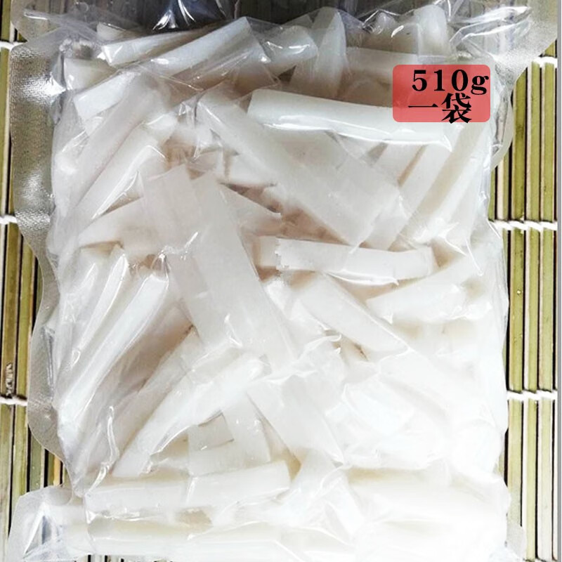 玫瑰浙江温州大荆年糕正宗水磨软糯真空包装年糕条丝台州美食小吃特产 510克/袋*3袋(年糕丝)