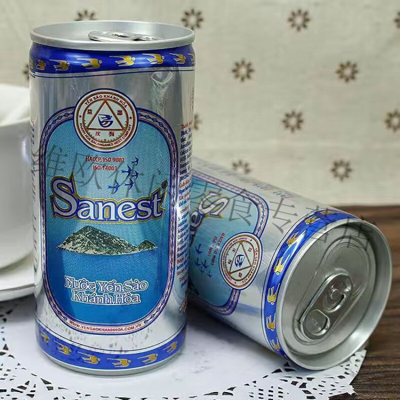 食芳溢越南sanest庆和芽庄金丝燕窝水190ml冰糖燕窝汁即食燕窝饮料 6