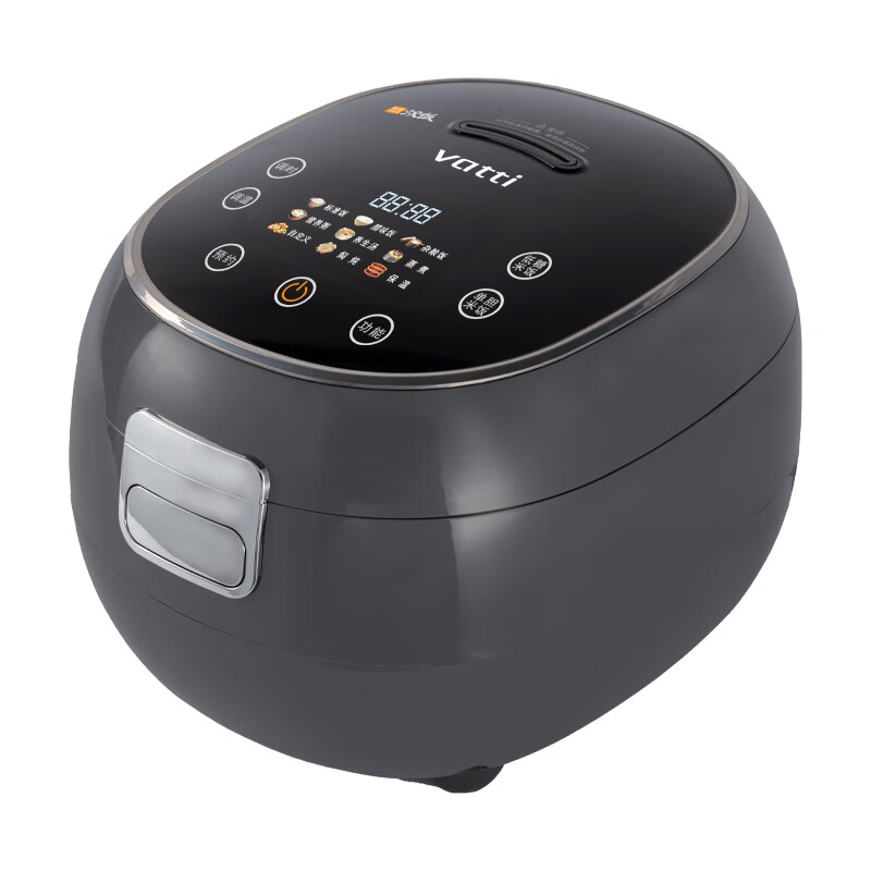 华帝（VATTI）0涂层电饭煲不锈钢球釜米汤分离电饭锅沥米饭低糖3L家用智能预约多功能还原糖健康养生蒸米电饭煲 深灰（普通陶瓷釉内胆） 3L