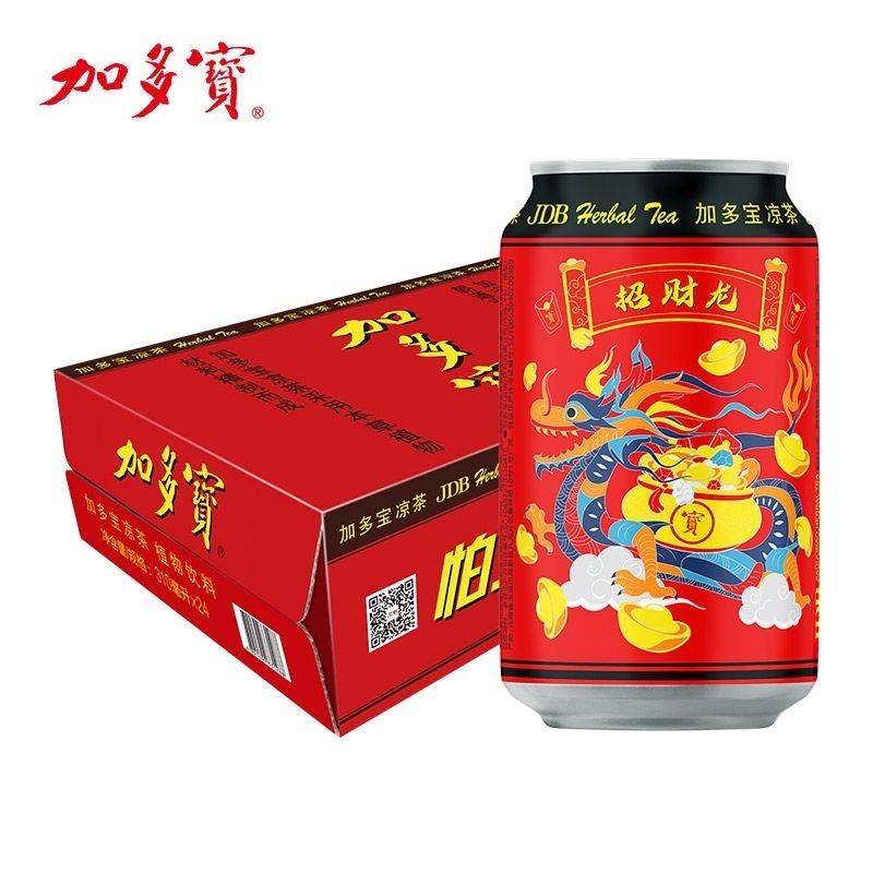 加多宝2月加多宝凉茶310ml*24罐怕上火喝加多宝年货新老包装随机发 新