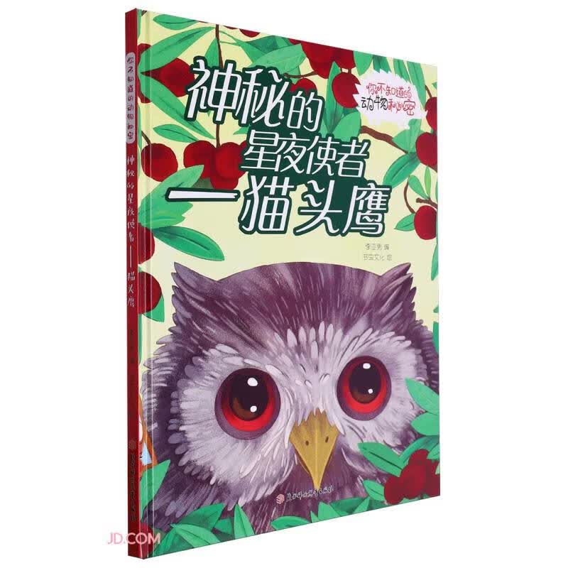 动物的秘密神秘的星夜使者:猫头鹰 精装硬壳儿童故事绘本幼儿园儿童早教阅读睡前故事图画书籍0-6岁 