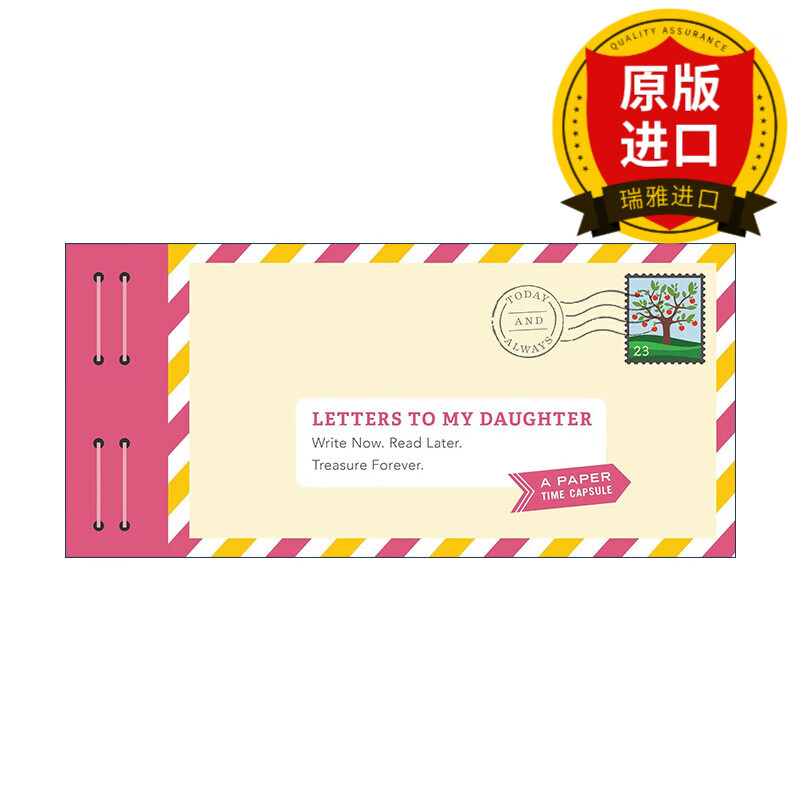 to my daughter 给女儿的信 日记指南 12个信封 信件 英文版 进口英语