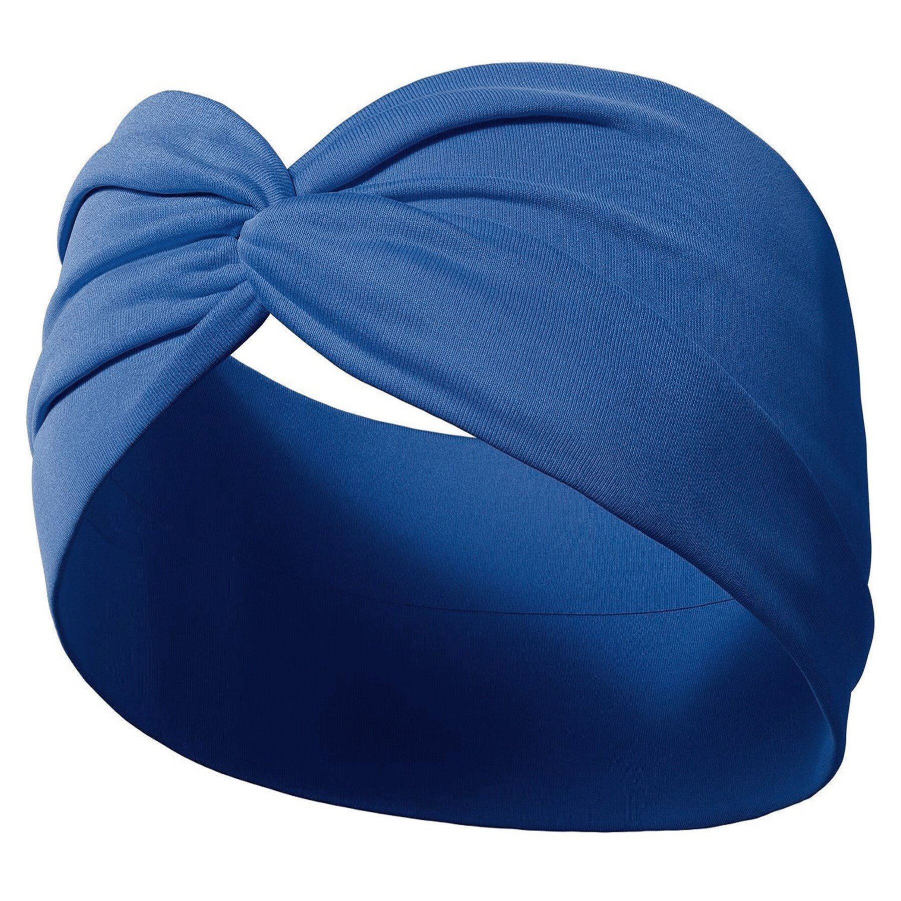 山头林村欧美风纯色复古扎染弹力交叉发带女宽边弹力运动瑜伽跑步头巾