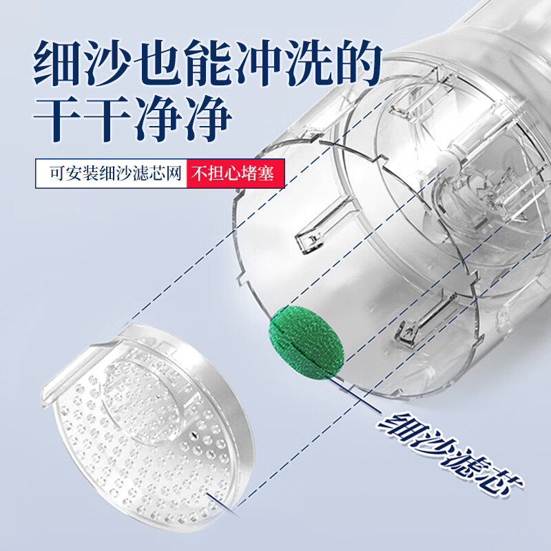 栗多鱼鱼缸换水神器洗沙器电动吸鱼粪吸便器清洁清理吸污抽冲一体抽水泵 40W 透明款