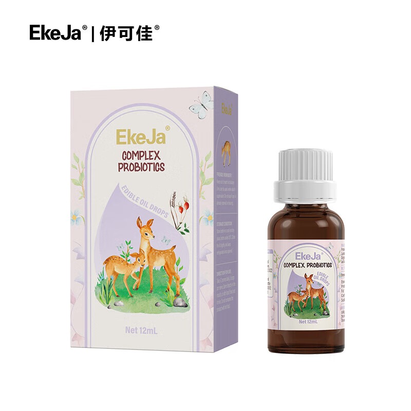 EkeJa伊可佳舒敏M-16V复合益生菌滴剂儿童宝宝 新西兰原装进口 12ml*1瓶