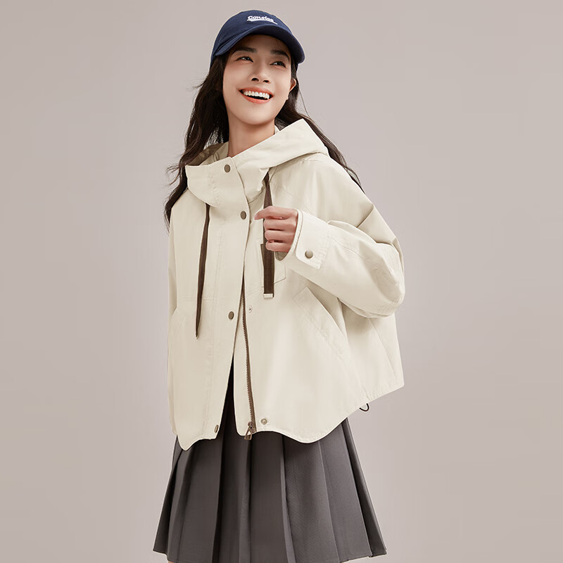 ѼѼ��YAYA������Ů2024�ﶬ�¿�Ůװ����ٴ����й�װ��ñ���ɶ�����Ů���� �װ�ɫ M