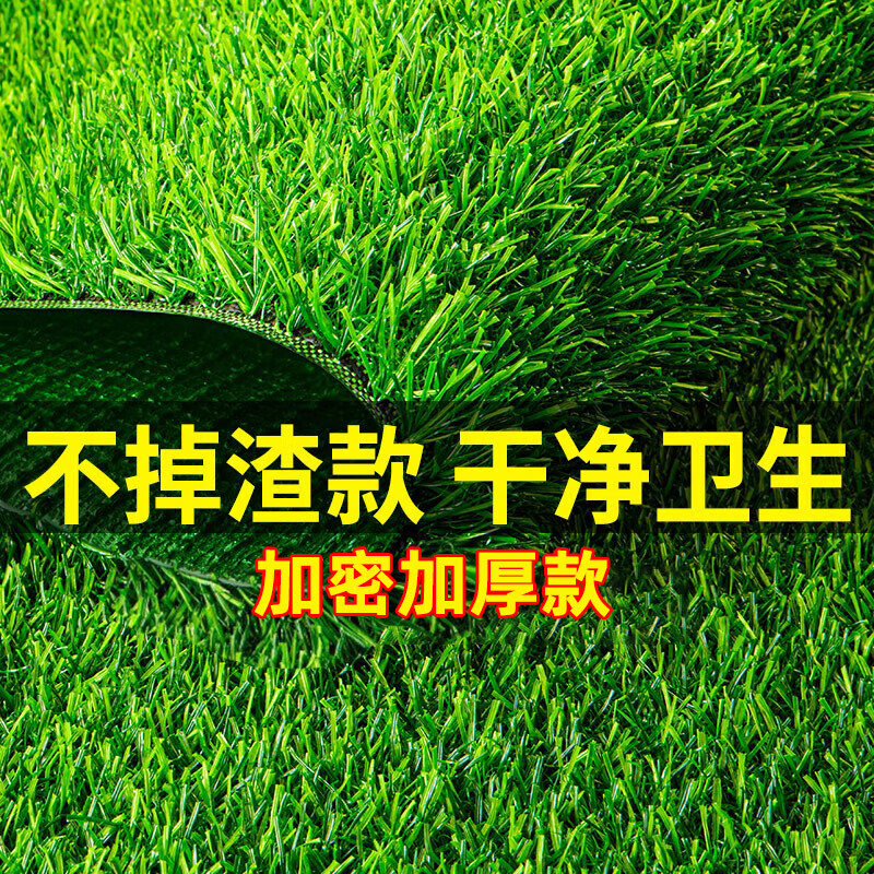 清雅仿真草坪隔音垫子假草皮屋顶阳台隔热防滴水声空调外机雨棚假草坪 3cm特密抗老化【特密|不掉渣款】