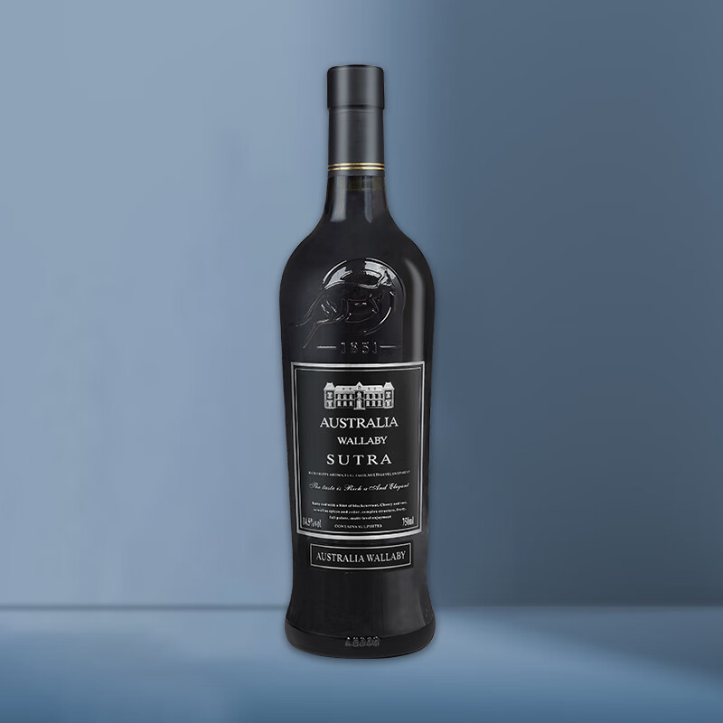 德澳袋鼠【旗舰店】澳大利亚进口红酒干红葡萄酒赤霞珠送礼袋团购750ml*2 经典14.5度双支礼袋（送海马刀）