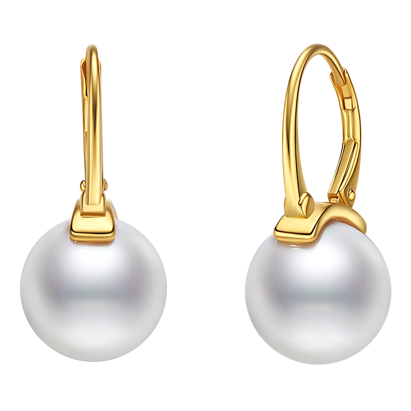 百亿补贴:meluxe【大颗粒 高性价比】满月淡水珍珠耳钉女强光微瑕耳环 情人节礼物 【礼盒款】白色12-13mm-微瑕439元