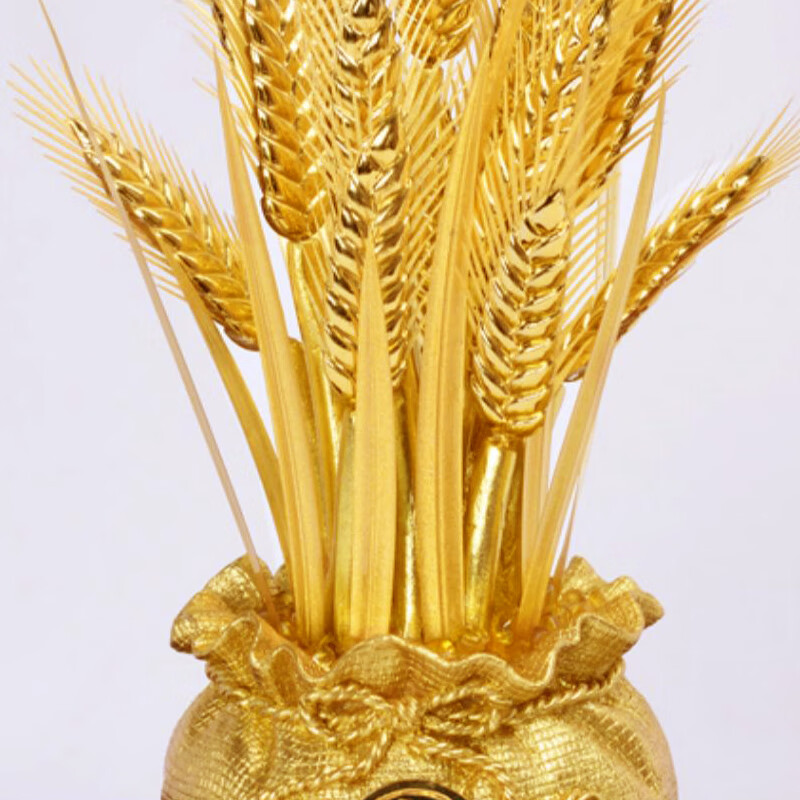 NWTB大号黄金麦穗大卖招财进宝摆件开业礼品乔迁新居公司店铺装饰摆件 招财进宝