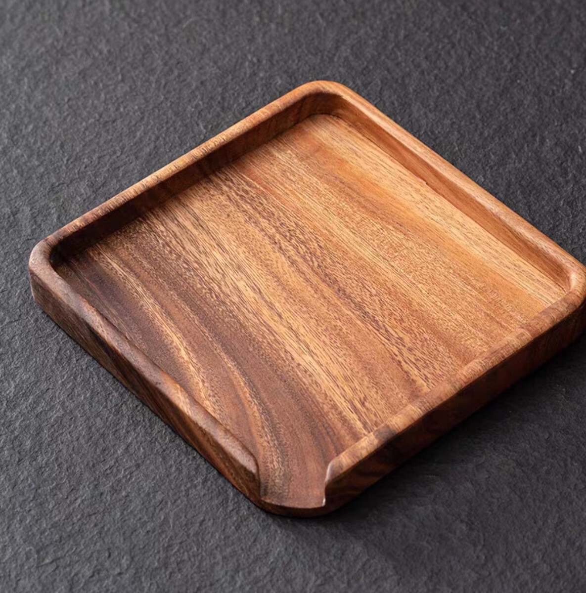 旭伶天然胡桃木分茶盘实木整块原木茶盘普洱茶饼撬茶盘开茶盒茶道配件