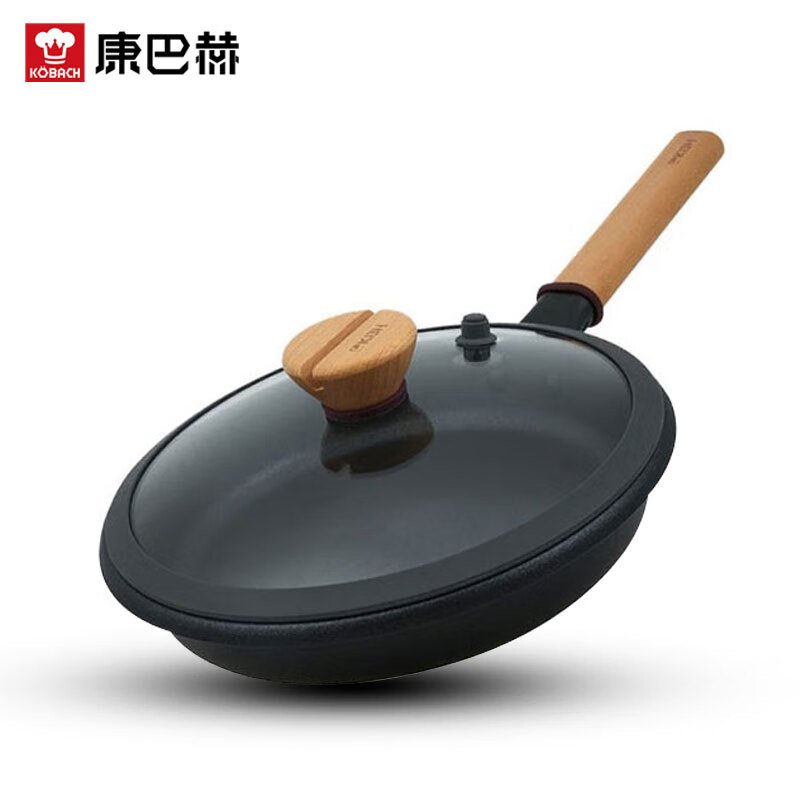 康巴赫（KOBACH） 不粘煎锅平底锅防溢煎盘26cm煎蛋煎牛排锅电磁炉燃气灶通用 26cm
